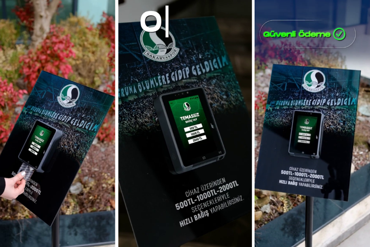 Sakaryaspor Dijital Bağış Kiosku